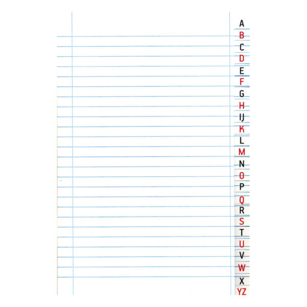 Salko English Indexing Notebook 48s.