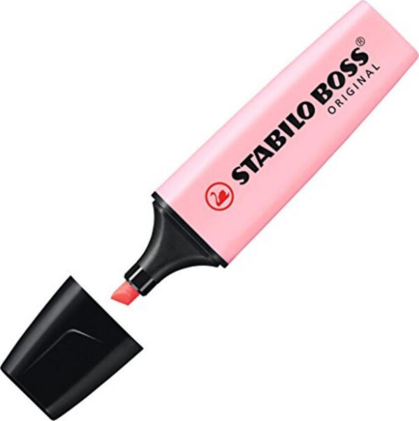 Μαρκαδόρος υπογράμμισης Stabilo Boss Original N.70/129 Παστέλ Ροζ