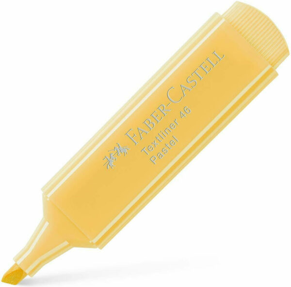 Μαρκαδόρος υπογράμμισης Faber -Castell Textliner 46 Pastel Βανίλια