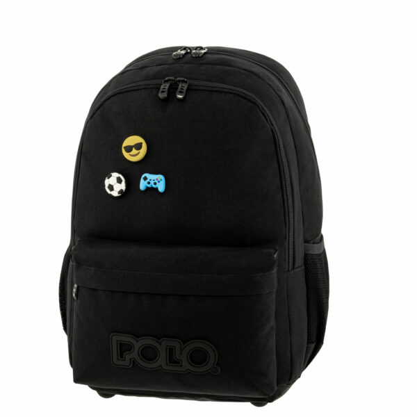 Σακίδιο Pins Polo Mαύρο